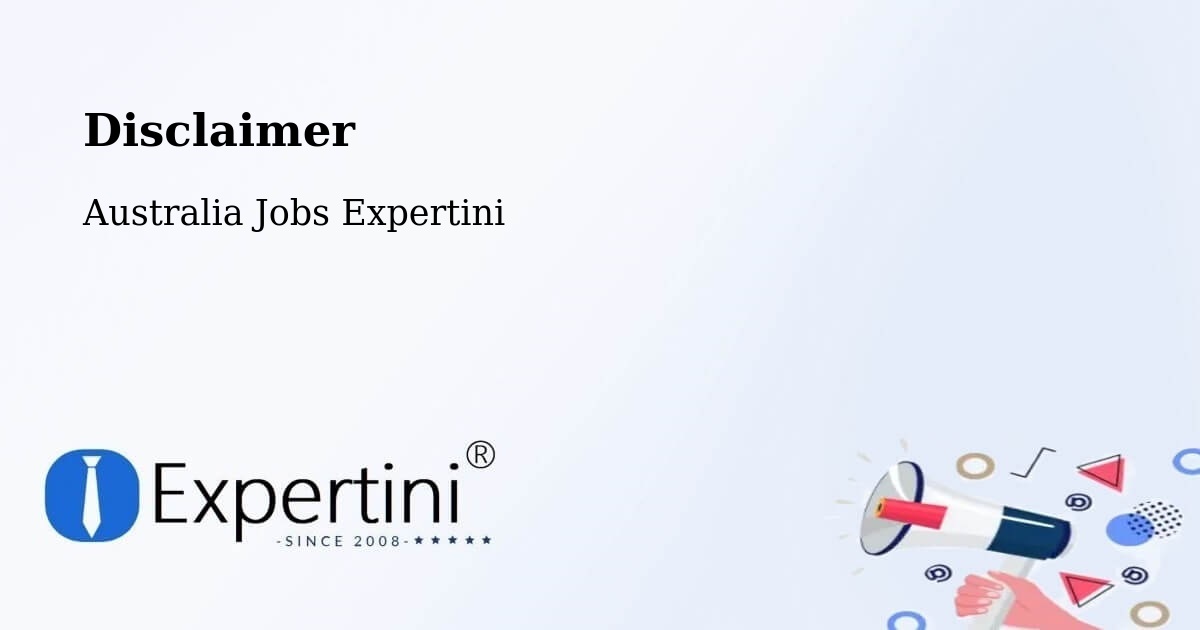Disclaimer – Armidale - Australia Jobs Expertini
